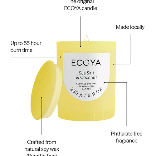 Sea Salt & Coconut Metro Candle
