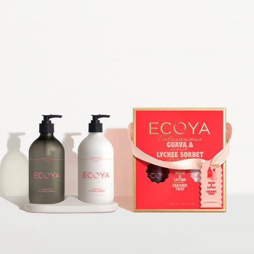 Guava & Lychee Sorbet Bathroom Gift Set Holiday Collection