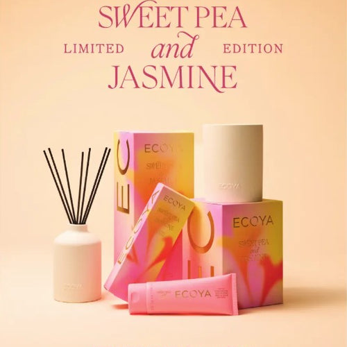 ECOYA 2026 Sweet Pea & Jasmine LE A5 Promo Block Insert NZ