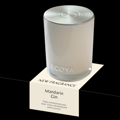 Shelf Talker - Mandarin Gin - New Fragrance