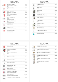 ECOYA 2025 A5 Pricing – NZ Core Home Collection