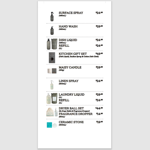 ECOYA 2025 Pricing Block Insert – NZ Kitchen & Laundry - 80x175mm