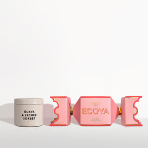 Guava & Lychee Sorbet Tin Candle Bon Bon Holiday Collection